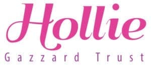 Logo for the Hollie Gazzard Trust, with 